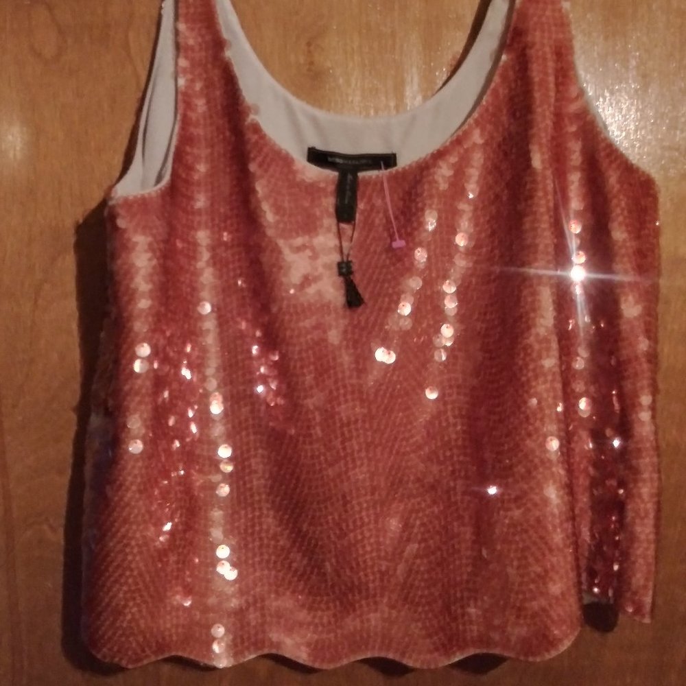 Bcbg Sequin Top